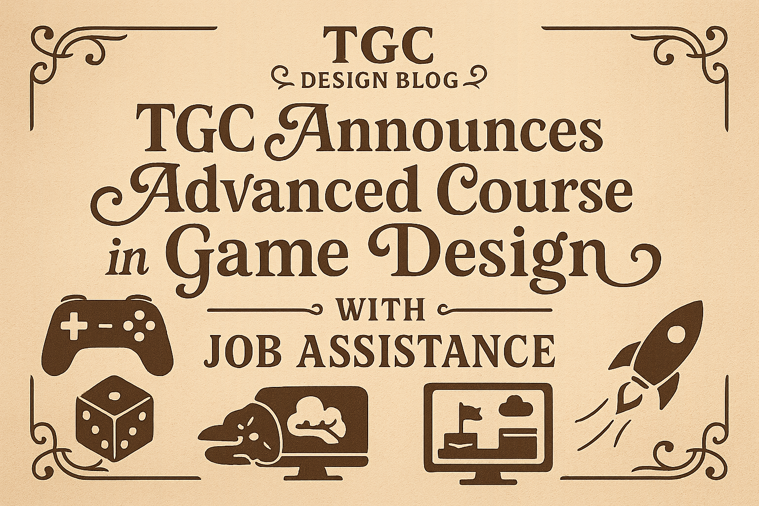 TGC Announces Advanced Course in Game Design with Job Assistance
